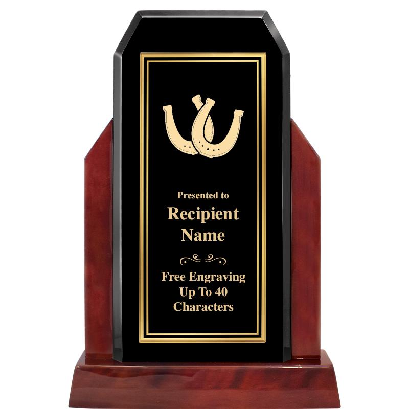 16.5" CHAMP GLOSSED WOOD AWARD