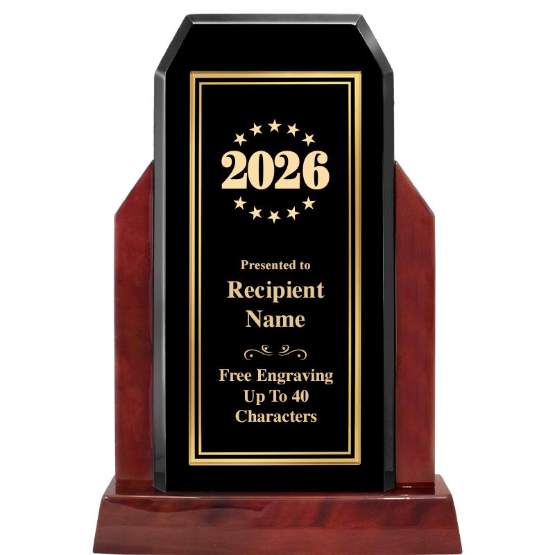 16.5" CHAMP GLOSSED WOOD AWARD