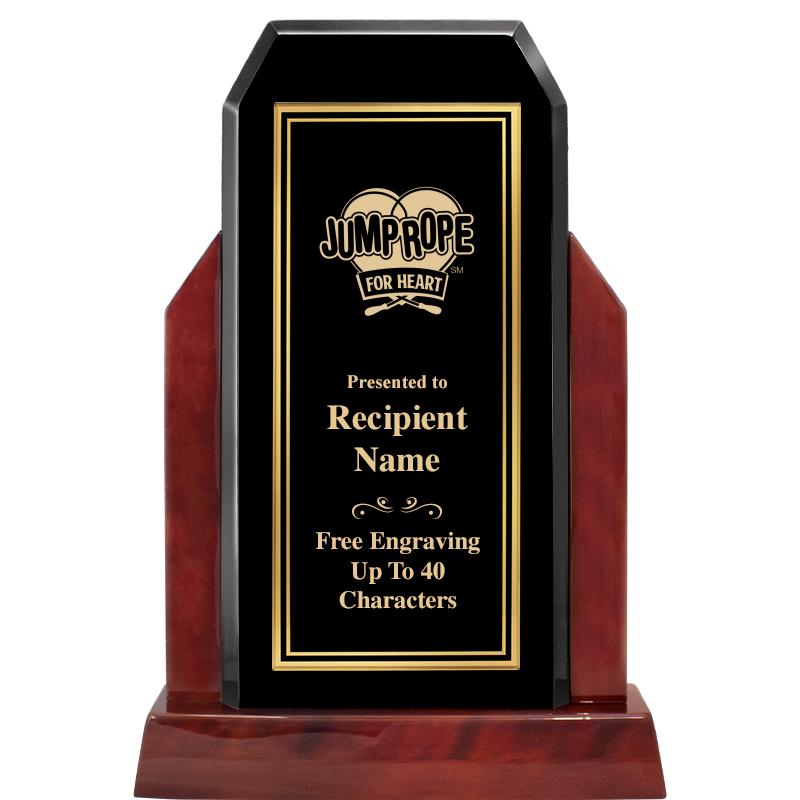 16.5" CHAMP GLOSSED WOOD AWARD