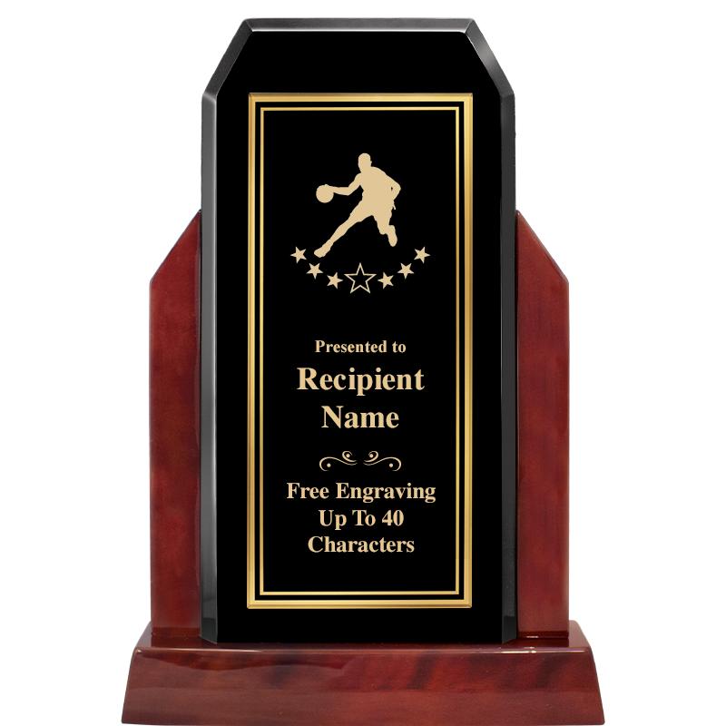 16.5" CHAMP GLOSSED WOOD AWARD