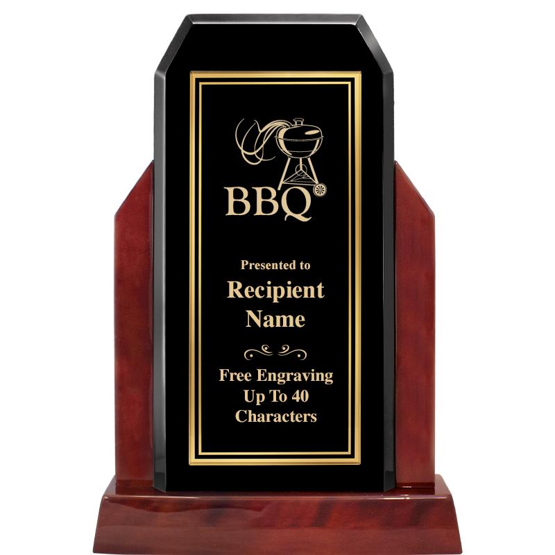 16.5" CHAMP GLOSSED WOOD AWARD