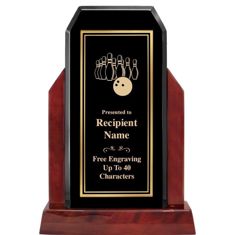 16.5" CHAMP GLOSSED WOOD AWARD