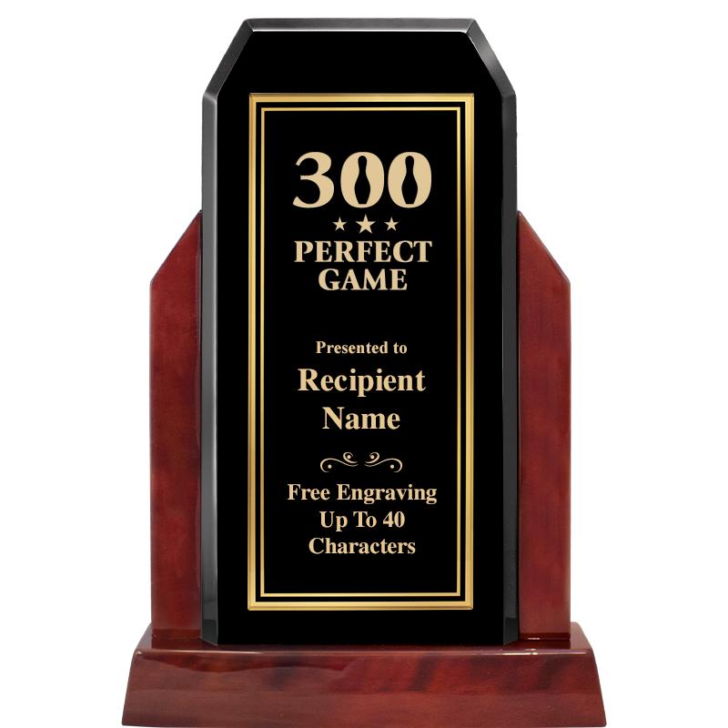 16.5" CHAMP GLOSSED WOOD AWARD