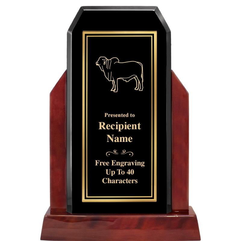 16.5" CHAMP GLOSSED WOOD AWARD