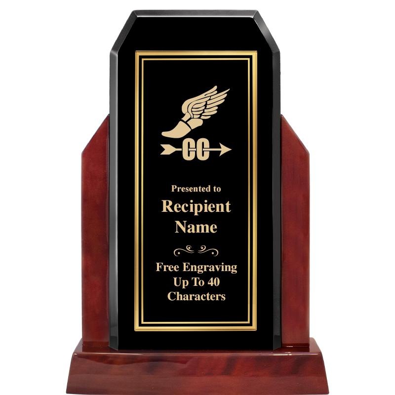 16.5" CHAMP GLOSSED WOOD AWARD