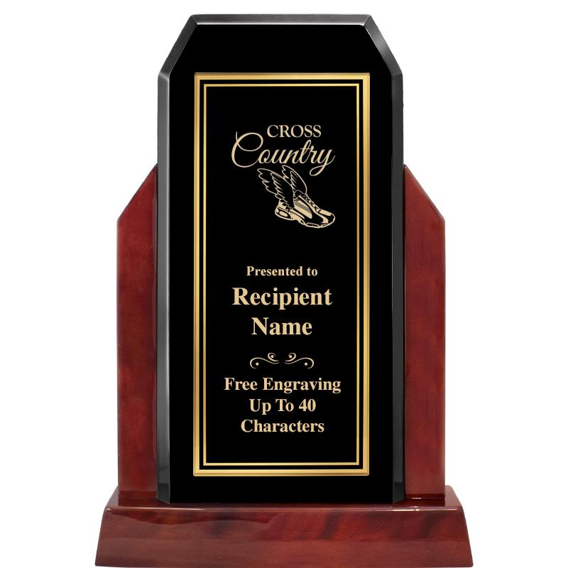 16.5" CHAMP GLOSSED WOOD AWARD