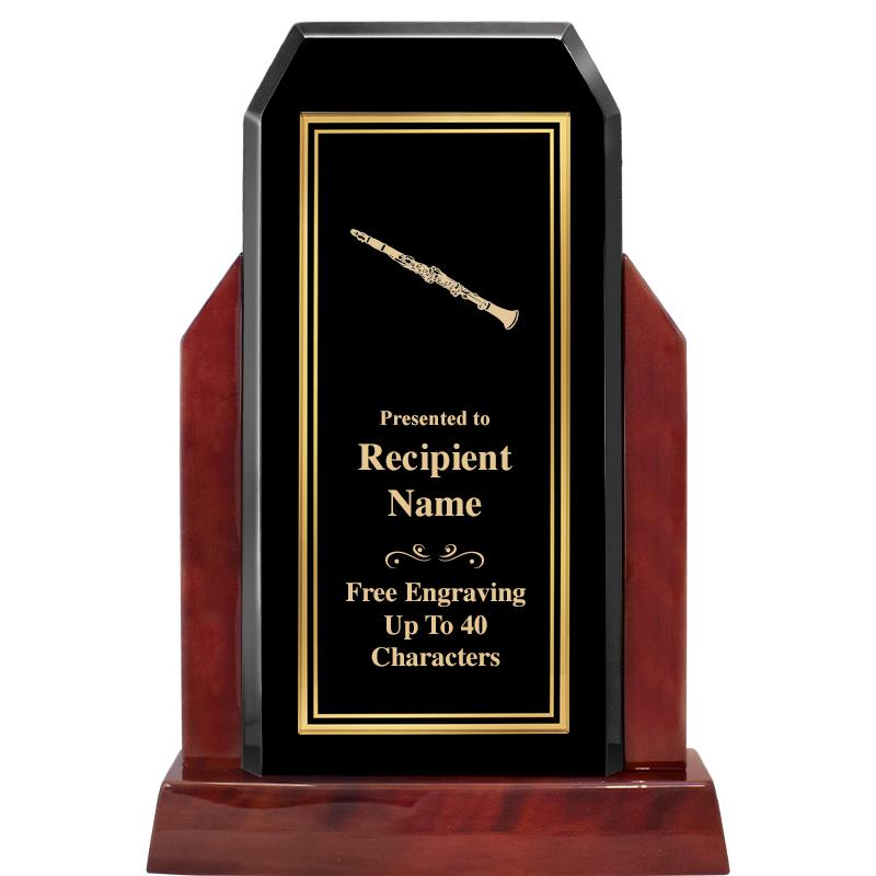 16.5" CHAMP GLOSSED WOOD AWARD