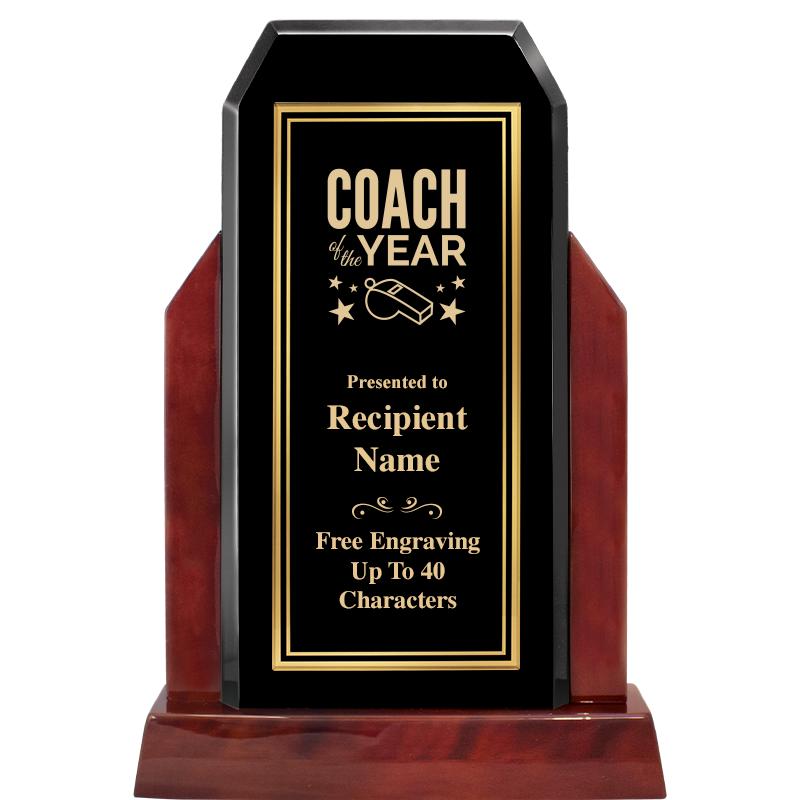 16.5" CHAMP GLOSSED WOOD AWARD