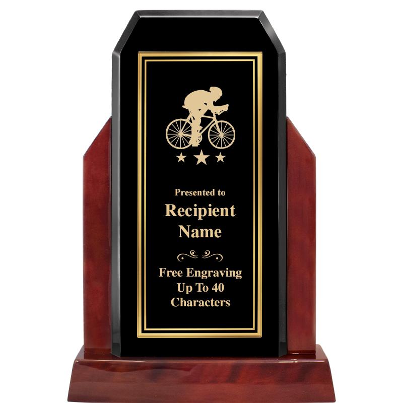 16.5" CHAMP GLOSSED WOOD AWARD