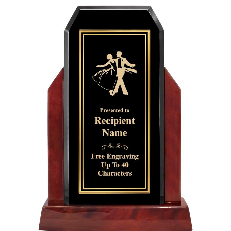 16.5" CHAMP GLOSSED WOOD AWARD