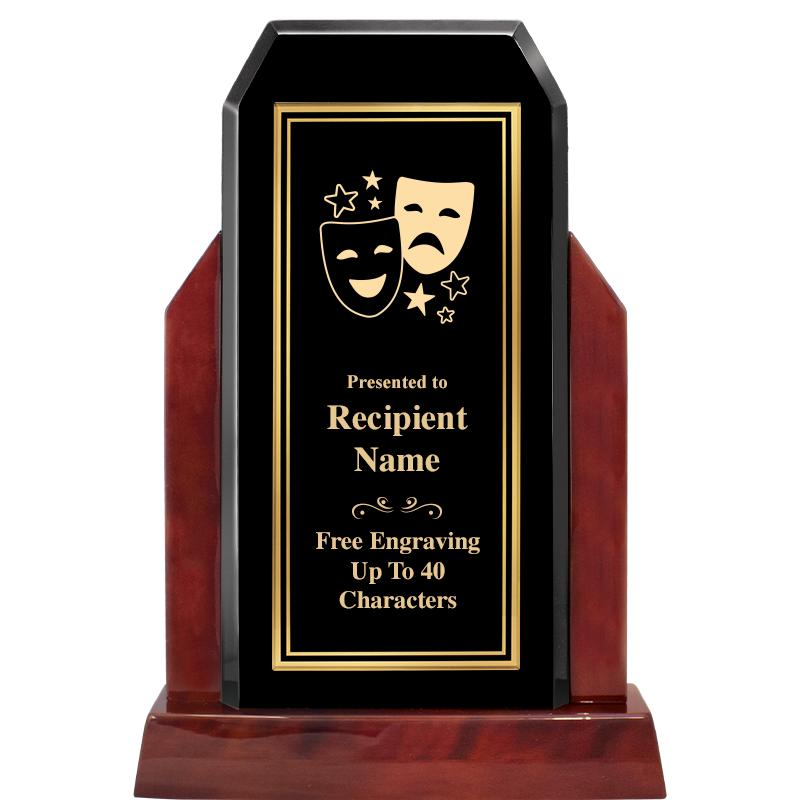 16.5" CHAMP GLOSSED WOOD AWARD