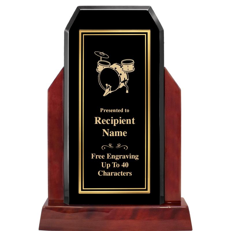 16.5" CHAMP GLOSSED WOOD AWARD