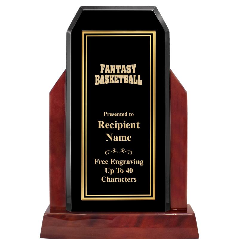 16.5" CHAMP GLOSSED WOOD AWARD