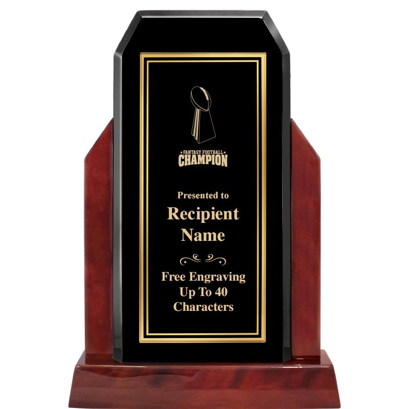 16.5" CHAMP GLOSSED WOOD AWARD