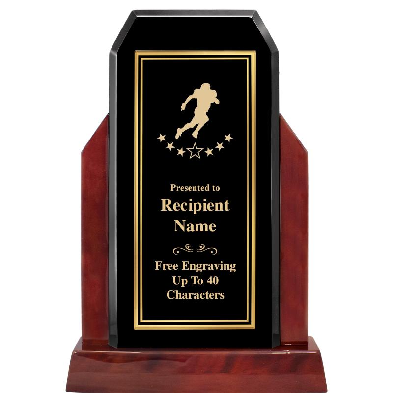 16.5" CHAMP GLOSSED WOOD AWARD