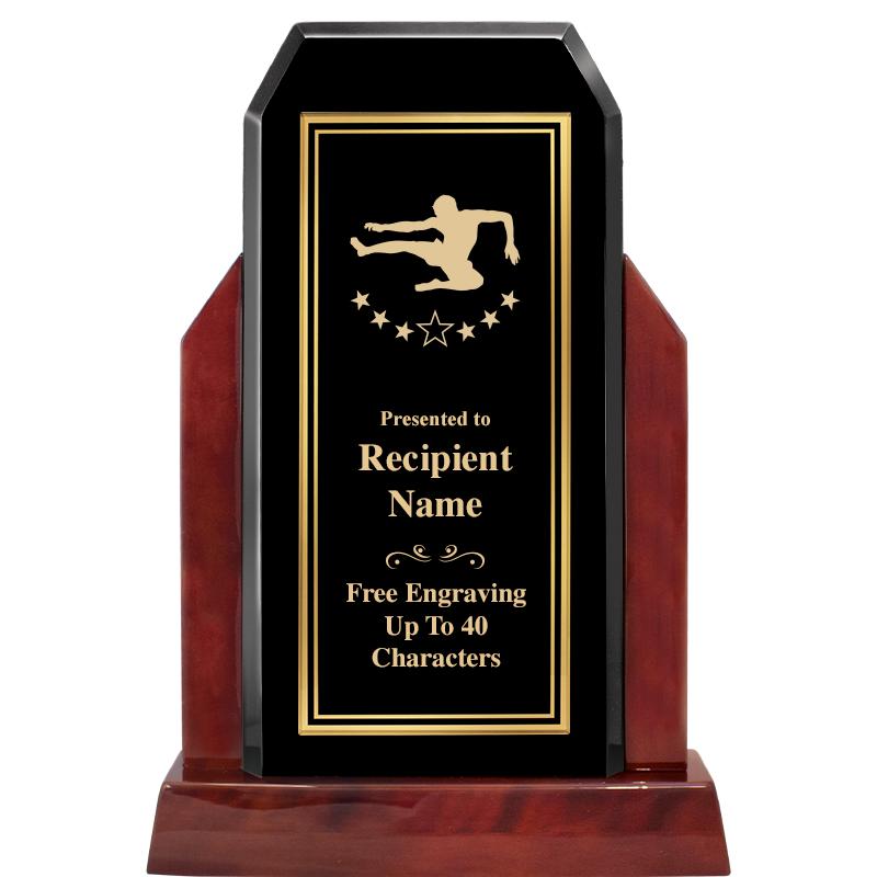 16.5" CHAMP GLOSSED WOOD AWARD