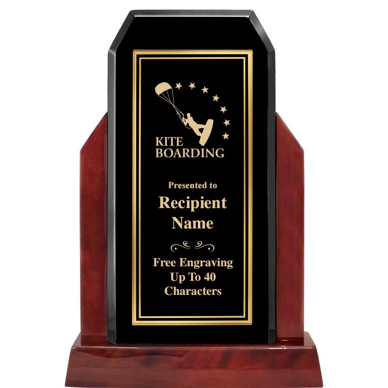 16.5" CHAMP GLOSSED WOOD AWARD