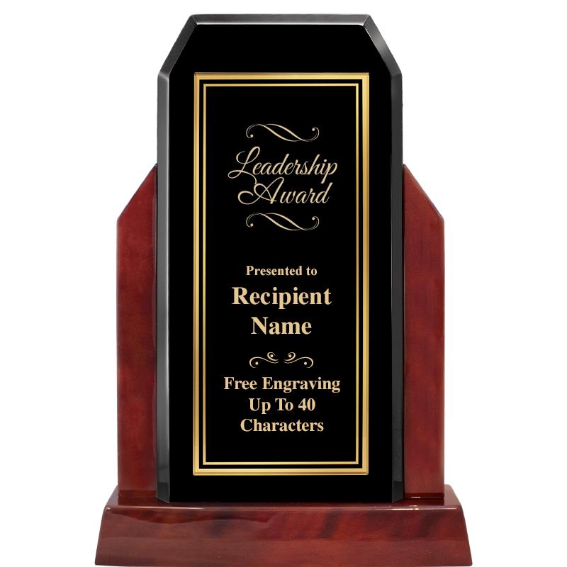 16.5" CHAMP GLOSSED WOOD AWARD
