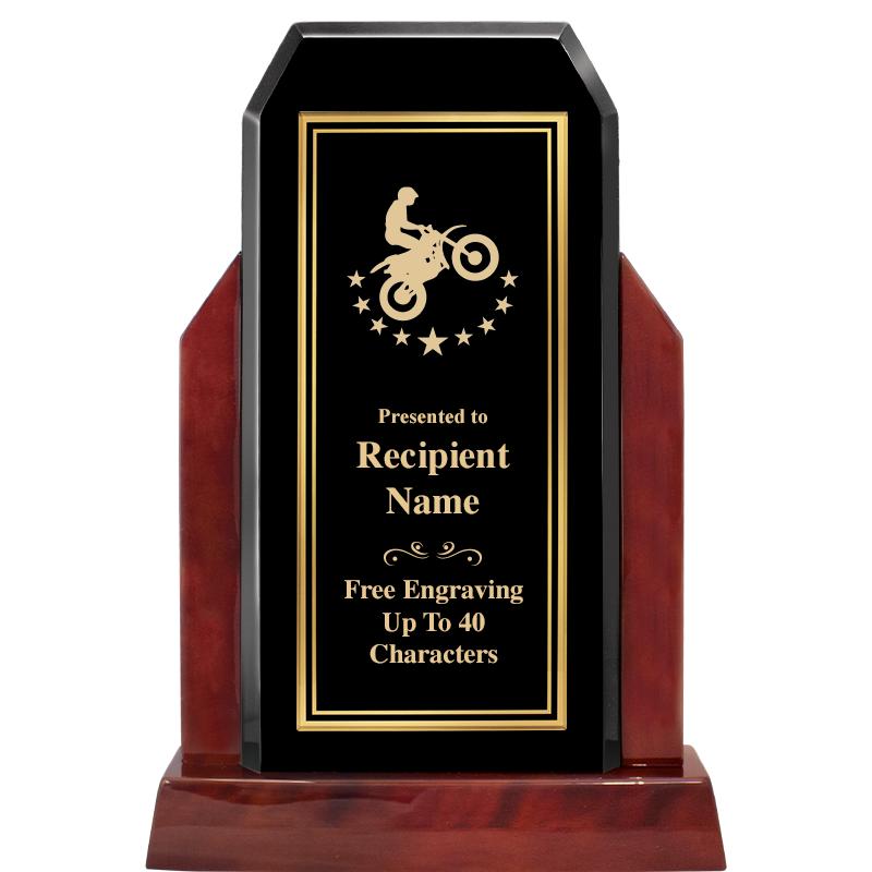 16.5" CHAMP GLOSSED WOOD AWARD