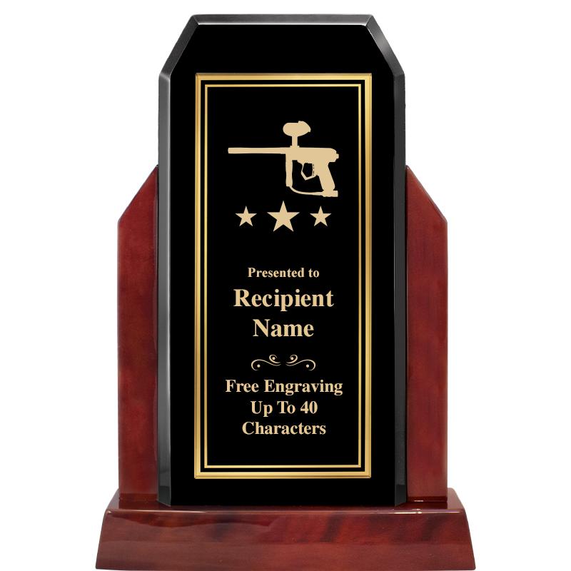 16.5" CHAMP GLOSSED WOOD AWARD