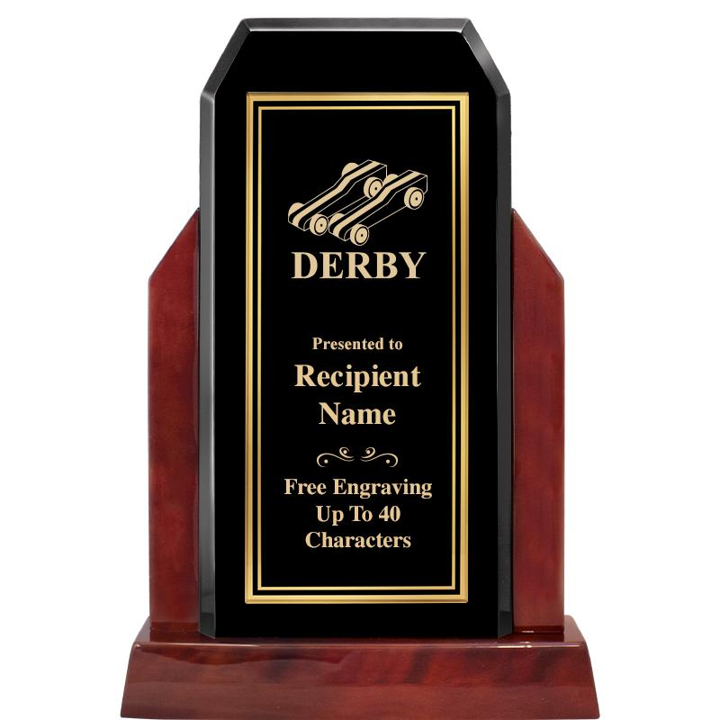 16.5" CHAMP GLOSSED WOOD AWARD