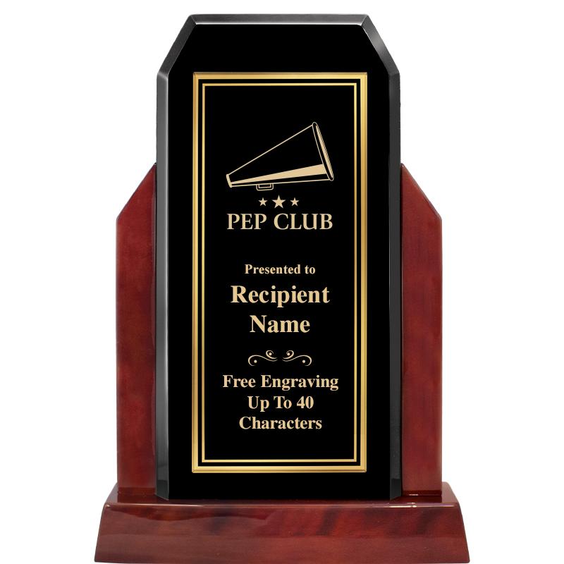 16.5" CHAMP GLOSSED WOOD AWARD