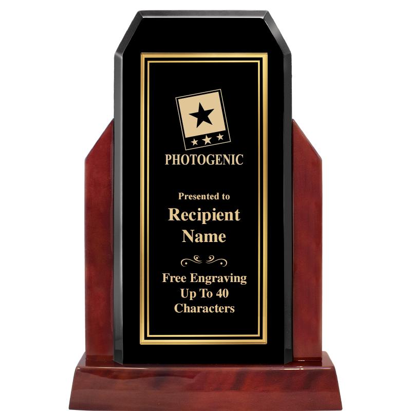 16.5" CHAMP GLOSSED WOOD AWARD