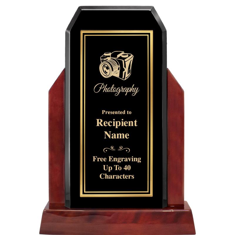 16.5" CHAMP GLOSSED WOOD AWARD
