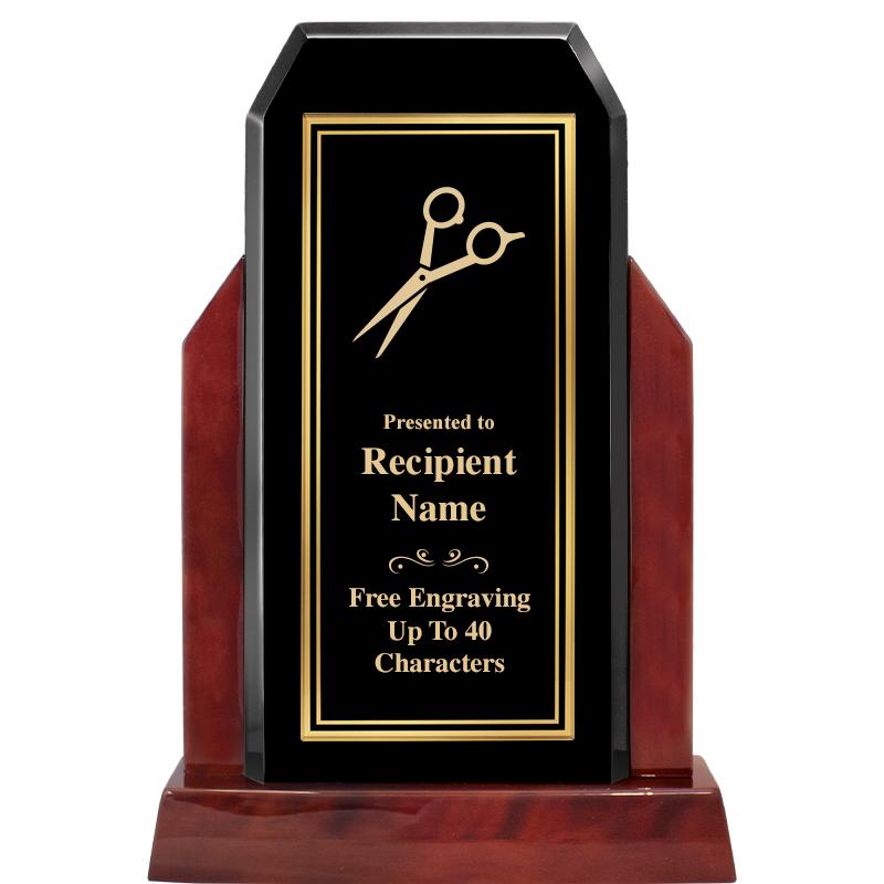 16.5" CHAMP GLOSSED WOOD AWARD