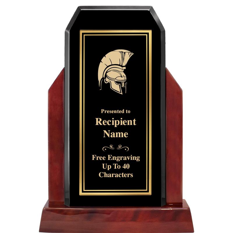 16.5" CHAMP GLOSSED WOOD AWARD