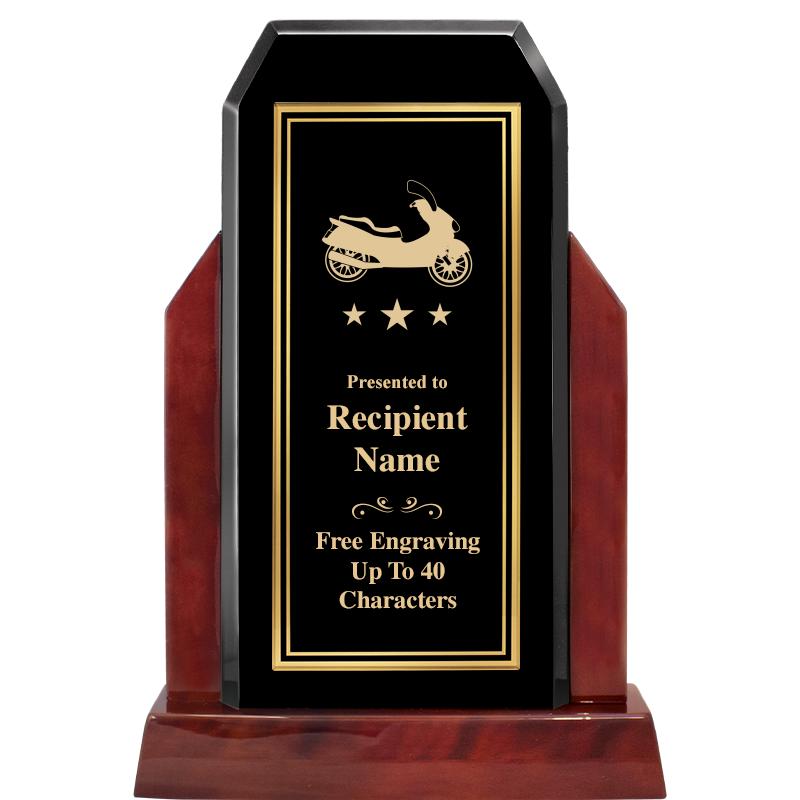 16.5" CHAMP GLOSSED WOOD AWARD