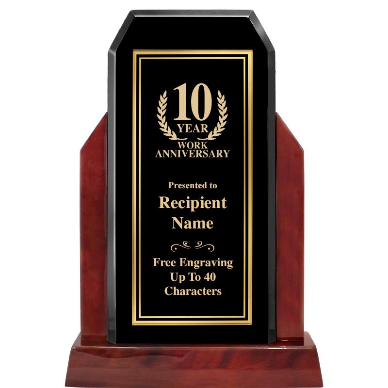16.5" CHAMP GLOSSED WOOD AWARD