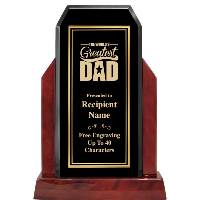 16.5" CHAMP GLOSSED WOOD AWARD