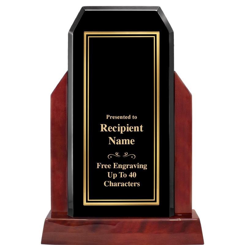 16.5" CHAMP GLOSSED WOOD AWARD