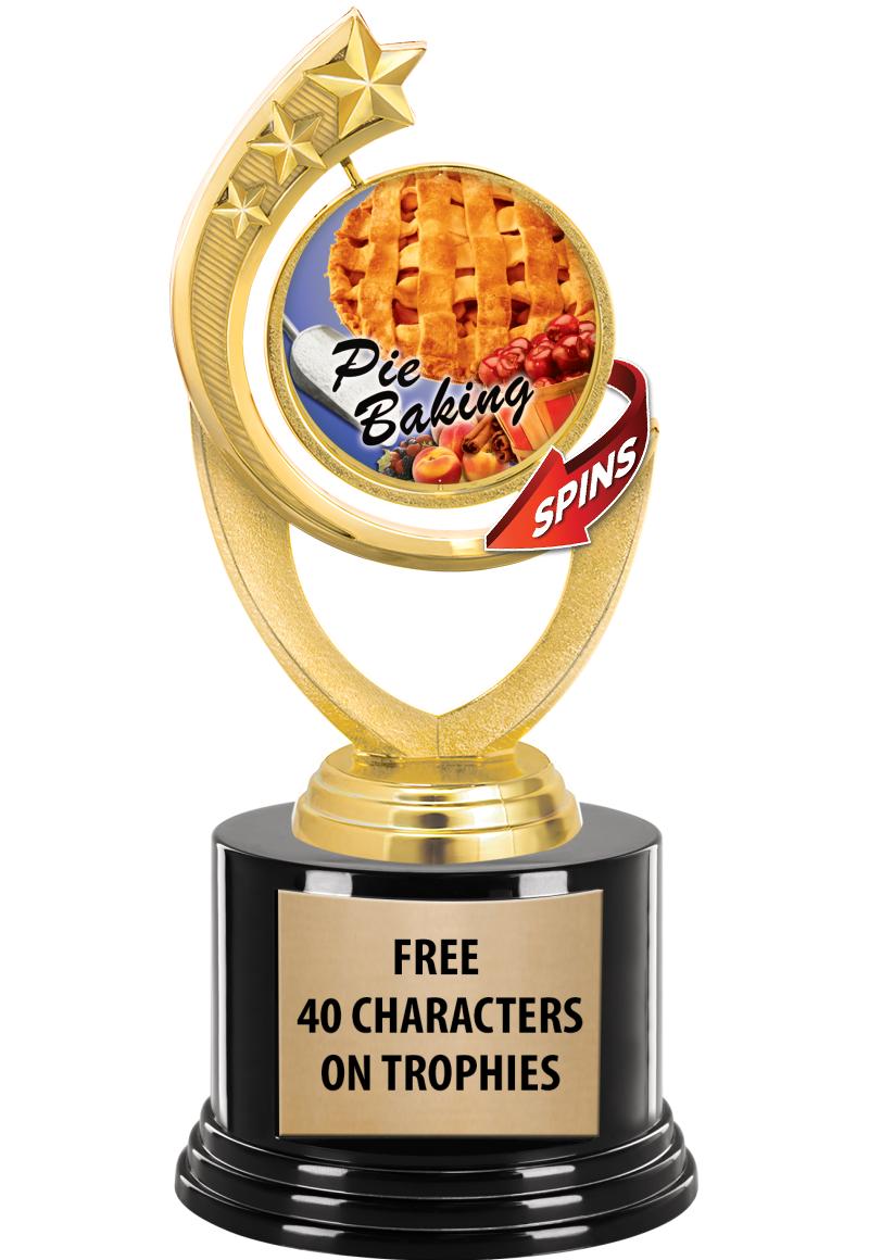 Bake Off Pie Dish Bake-off Trophy. Pie Contest Winner Gift. Dessert Contest  Prize Regular or Deep Dish Pie Plate 