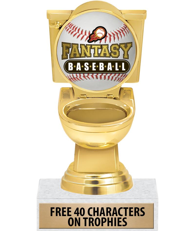 TrophySmack Fantasy Baseball Trophy - Customizable Championship Trophy  Award Winner | Free Engraving up to 19 Years Past Winners