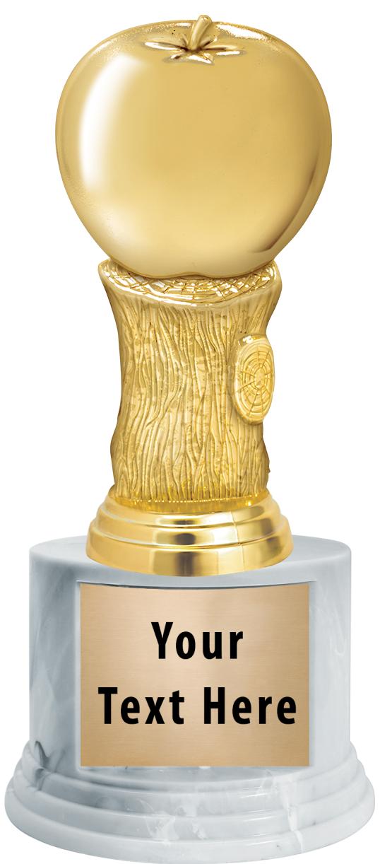 7"TRPHY ROUND MARBLE FINISH BS