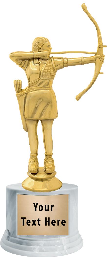 7"TRPHY ROUND MARBLE FINISH BS