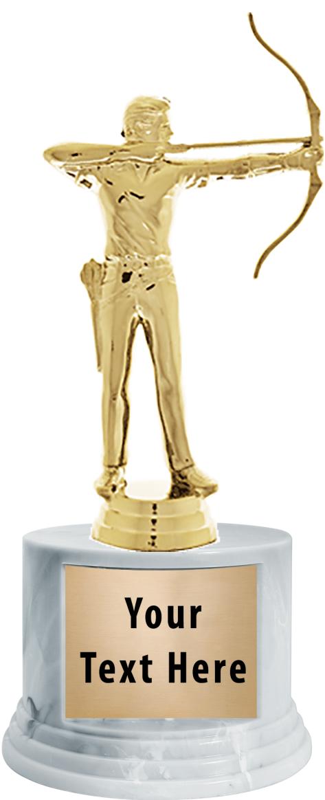 7"TRPHY ROUND MARBLE FINISH BS