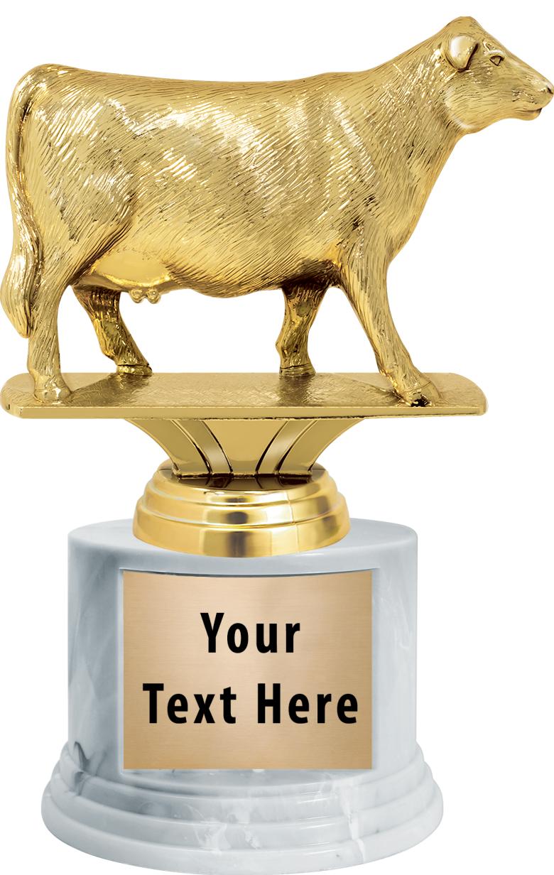 7"TRPHY ROUND MARBLE FINISH BS