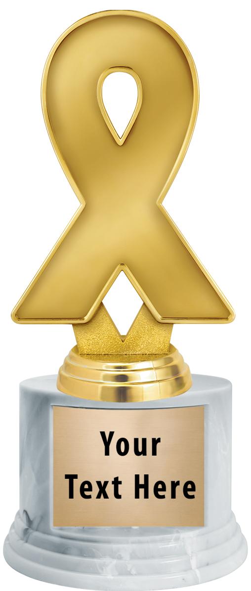 7"TRPHY ROUND MARBLE FINISH BS