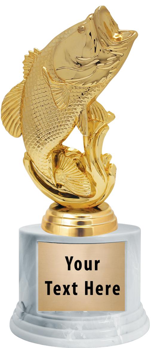 7"TRPHY ROUND MARBLE FINISH BS