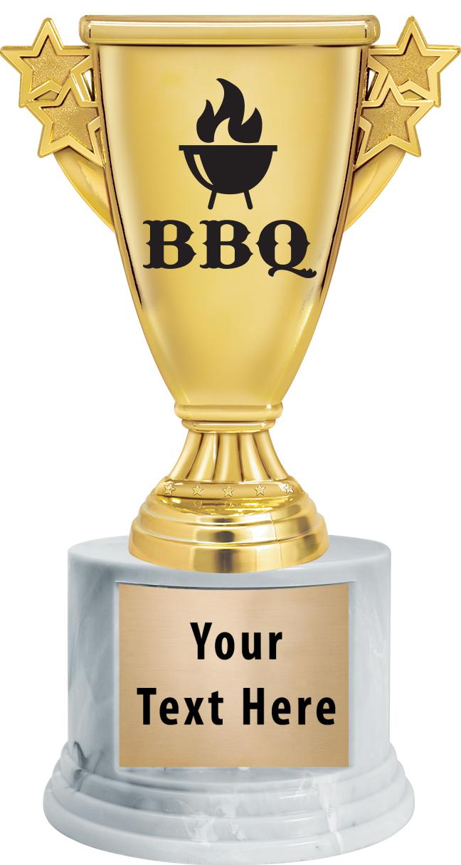 7"TRPHY ROUND MARBLE FINISH BS