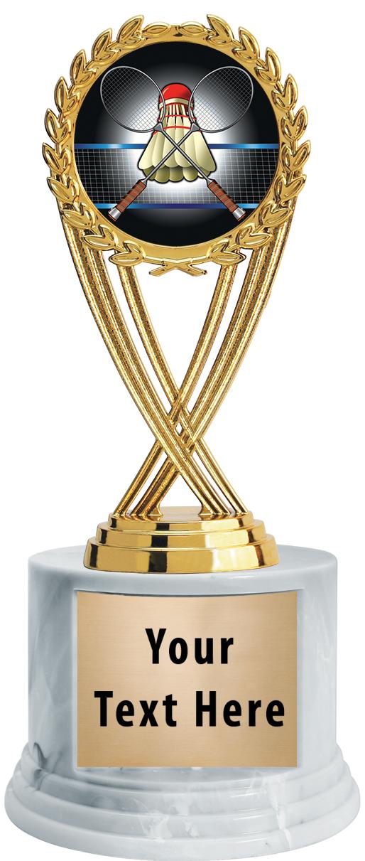 7"TRPHY ROUND MARBLE FINISH BS