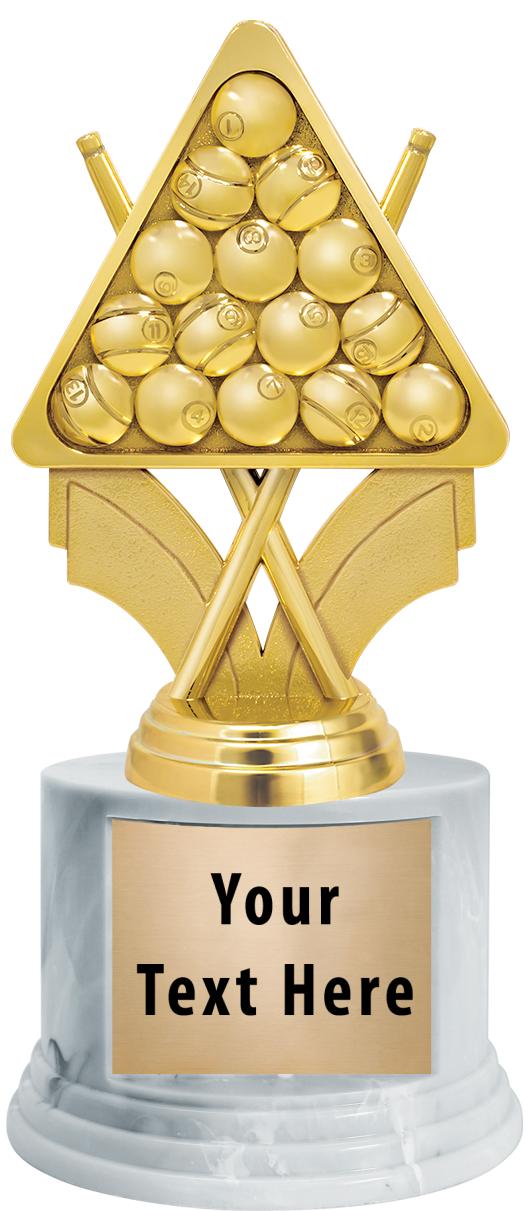 7"TRPHY ROUND MARBLE FINISH BS