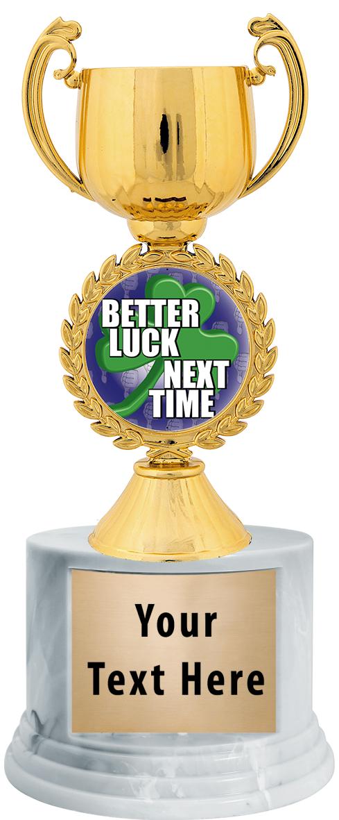 7"TRPHY ROUND MARBLE FINISH BS