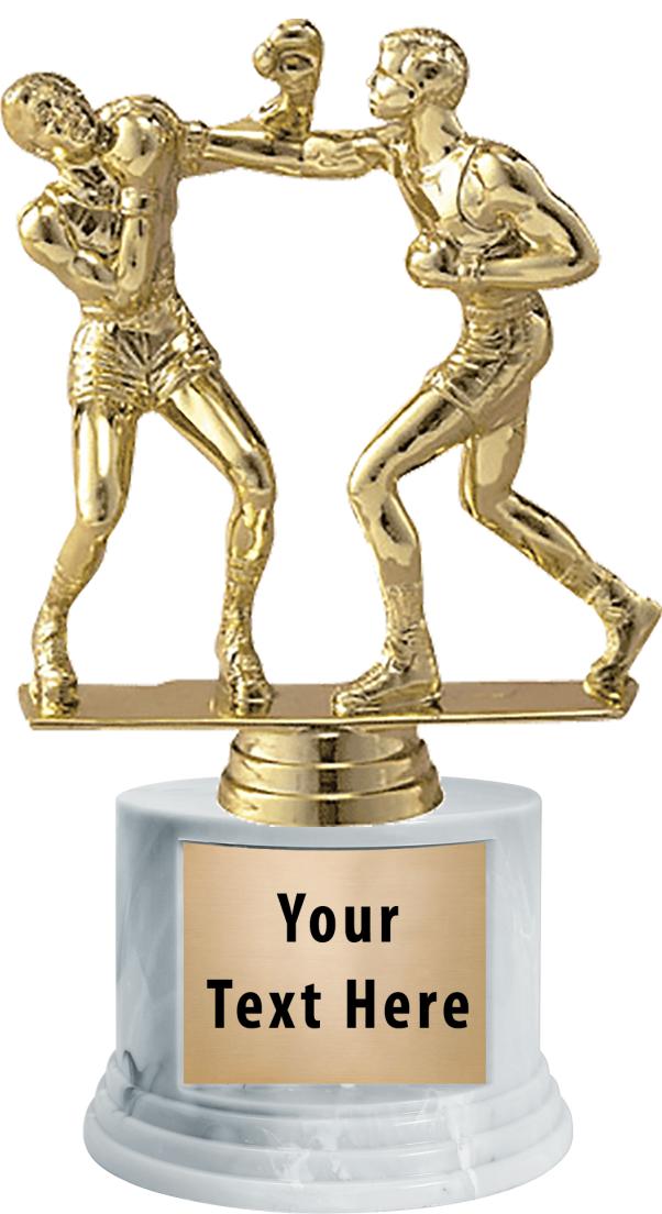 7"TRPHY ROUND MARBLE FINISH BS