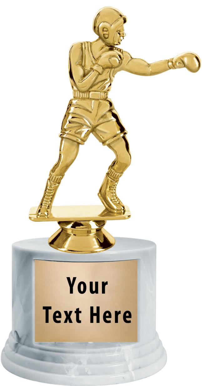 7"TRPHY ROUND MARBLE FINISH BS