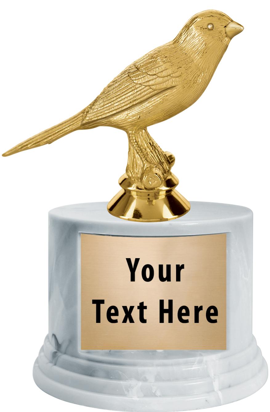 7"TRPHY ROUND MARBLE FINISH BS