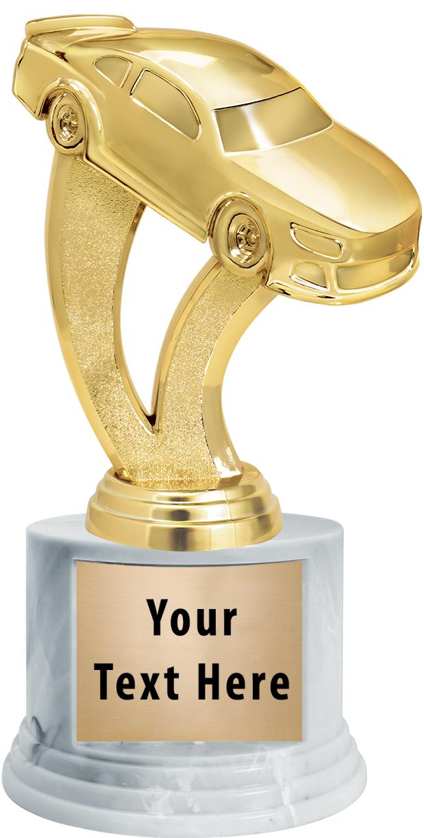 7"TRPHY ROUND MARBLE FINISH BS